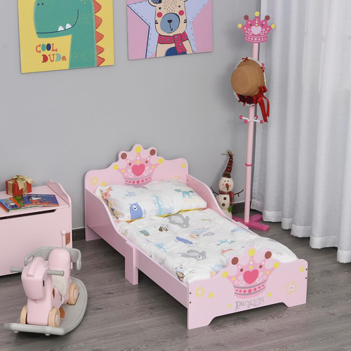 Homcom toddler bed with - homcom, safety