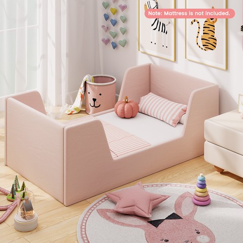 Toddler bed frame - frame, velvet