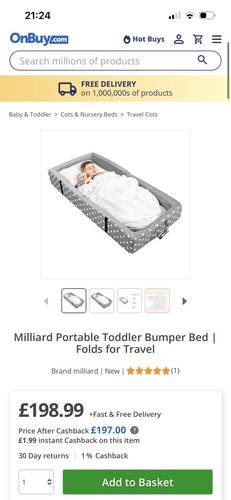 Milliard toddler bed - milliard, foam