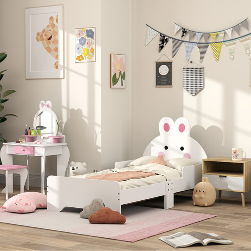 Kids rabbit toddler bed - toddler, frame