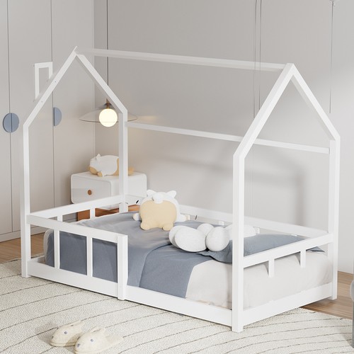 Kids bed frame low - frame, floor